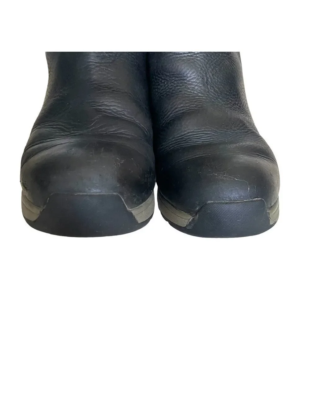 WOOLRICH Black Leather Winter Ankle Boots 10